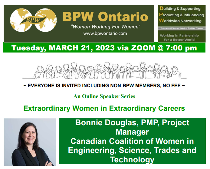 BPW Ontario Speakers Series