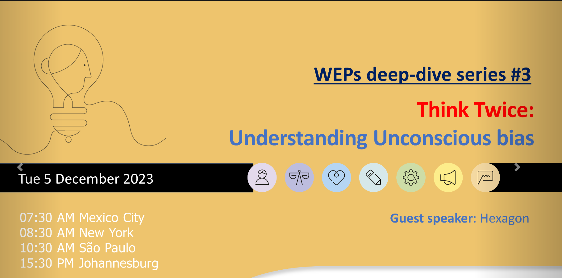 Think Twice: Understanding Unconscious Bias – a WEPs deep-dive series #3